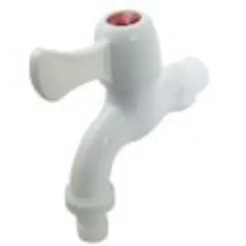 White Plastic T cock